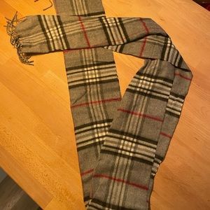 Bloomingdale’s Cashmere Scarf (Burberry Style)